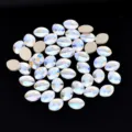 Strass marquise retro piatto cristalli brillanti per nail art fai da te decorazioni - Forma di foglia / Confezione da 20 Pezzi (6x8mm)