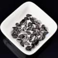 Tropfen flache Rückseite Kristall Strasssteine für Nagelkunst DIY, dunkelgrau Variante, 20Stk - Tropfenform / 5x8mm / Mineralgrau