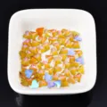 Flache Herz Nagel Strasssteine Aurora Glassteine für DIY Nagelkunst Dekoration Basteln. - Herz (17#) / 6x7mm