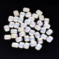 Strass di cristallo piatto rettangolare, diamanti per nail art iridescenti fai-da-te. - Rettangolo / Confezione da 20 Pezzi (6x8mm)