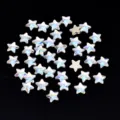 Strass cristalli piatti a stella per nail art e fai da te, effetto aurora AB brillanti. - A stella / 20 Pezzi (7mm)