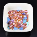 Flache tropfenförmige Nagel Strasssteine Phantom lila Aurora Glas DIY Nail Art Kristalle 20Stk - Tränenförmig (22#) / 5x10mm
