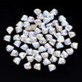 Strass per unghie in vetro piatto di forma mista cristallo blu DIY decorazione set - Diamante / 20 Pezzi (7x7mm)