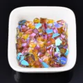 Flache unregelmäßige Nagel Strasssteine Aurora Glas Kristalle gemischte Formen DIY Dekoration - Zufällig Gemischt (31#) / Gemischtes Set