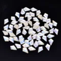 Strass in vetro con retro piatto a forma di aquilone per nail art fai da te e decori. - A forma di freccia / 20 Pezzi (5x8mm)