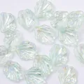 Cuentas de pétalos color AB accesorios para el cabello DIY, componentes de joyería fina. - Verde Claro AB