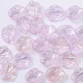 Cuentas de pétalos iridiscentes para joyería DIY, accesorios de horquilla de acrílico. - Púrpura AB