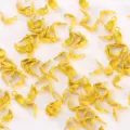 4mm yellow bead tips clamshells jewelry findings for DIY necklace bracelet cord ends making - Yellow
