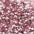 Mixed size 2-5mm pink flatback resin rhinestones for nail art and phone case DIY crafts - Medium Pink Mixed Sizes 15g
