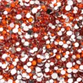 Mixed size flatback resin rhinestones 2-5mm orange DIY nail art phone case decoration gems - Orange Red Mixed Sizes 15g