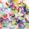Colorful 4mm double head clasp cord ends for DIY jewelry making bracelets necklaces - Random Color