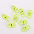 Neon groene metalen draaibare gesp hardware connector voor sleutelhangers, hondenriemen en knutselen. - Fluorescerend Groen