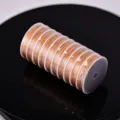 0.8mm golden brown nylon cord jade thread for DIY handmade jewelry necklace beading crafts supply - Light Coffee