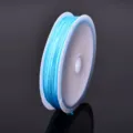 Light blue 72 jade cord spool for DIY handmade bracelets, weaving string and jewelry supplies. - Lake Blue