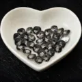 Dark grey fancy square glass crystal rhinestones for nail art and DIY jewelry accessories. - 8mm 20Pcs / Transparent Gray