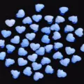 Blaue Herz Strasssteine fur Nagel glitzernde Kristalle fur DIY Nagelkunst Dekoration 20stk - Herzform / 20 Stück/Packung (5.5x6mm) / Blau