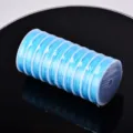 Light Blue Jade Cord Spool 0.8mm Nylon Thread Roll for DIY Beading Jewelry Craft Making - Lake Blue