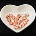 Peach square rhinestone crystal glass diamond for nail art DIY clothing accessories - Rose Red