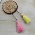 Double-headed contrasting color tassel pendant Hanfu hanging accessory DIY craft item - Color 10