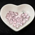 Pink pointed-back cushion cut glass rhinestones for DIY nail art and clothing accessories. - Light Pink
