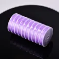 Purple jade thread spool bundle for DIY jewelry making, durable braided cord for craft projects - Light Purple