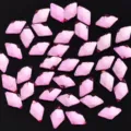 Anoichto roz epipedo romvo stras nychion, krystalla gialiou K9 gia diakosmisi technis nychion. - Ρόμβος 6x8mm / Σετ 20 Τεμαχίων / Ανοιχτό Ροζ
