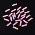 Laser roze rechthoekige nagel strass steentjes platte kristallen edelstenen voor art 20st - Rechthoek / 2x14mm 20 Stuks/Verpakking / Laser Roze