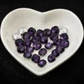 Purple Square Pointed Back Rhinestones Crystal Glass Gems for DIY Nail Art and Fashion Decor - Violet