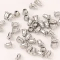 Silberne vergoldete Kugel Ohrring Ruecken Schmuck Funde Stoepsel fuer DIY Ohrstecker Zubehoer - Echt Platin Überzogen