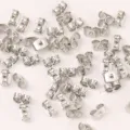Silberne Schmetterling Ohrringruecken Schmuckzubehoer fuer DIY Ohrringe und Basteln. - Echt Vergoldet