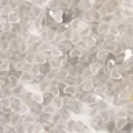 3D mini bonbon cœur clair strass ongles breloques en résine transparente pour déco DIY - Pack de 100 / Gris Transparent