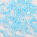 Mini strass d'ongles cœur bonbon glacé transparent, décorations 3D cœur bleu clair. - Pack de 100 / Bleu Glacé