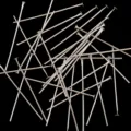 Silver tone metal head pins and eye pins for DIY jewelry making, beading, and crafting supplies. - 0.6mm Thick x 18mm Long / Color-Preserving Platinum-Plated Head Pins