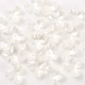 27mm perla tres pétalos flor cuentas diy material floral accesorios de manualidades. - 50g aprox. 40 uds. / Blanco Roto