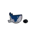 Schattige blauwe walvis emaille speld metalen cartoon broche kleding tas accessoires - Donkerblauw (C2798)