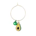 Joli pendentif avocat pour verre de vin anneau metallique marqueur de boisson fete - Style Avocat (Z1345-6)