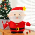 Weihnachten Weihnachtsmann Plueschpuppe festliche Feiertag Heimdekoration Geschenk fuer Kind - 25cm / Weihnachtsmann