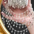 DIY Strass Asteri Alysi Metallo Foseta Lolita Alysi Mesis Cheiropoiito Kosmima Aksesor - Λαμπερό Ασήμι