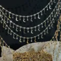 Χρυσή αλυσίδα DIY με στρασάκια και μενταγιόν φεγγαριού, λεπτομερής όψη αξεσουάρ κοσμημάτων. - KC Χρυσό