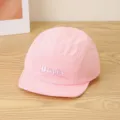 Gorra de béisbol rosa para niños con lindo bordado, impermeable y diseño ligero. - Circunferencia de la cabeza (50 cm) / Rosa