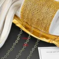 DIY χρυσή αλυσίδα αστέρι κολιέ βραχιόλι κατασκευή χαλκός κοίλο αστέρι αξεσουάρ σετ - Χρυσός Τόνος
