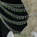 DIY metalliaki alusida me prasina strass gia ta axesouar mallion kai xeirotechnia. - Πράσινο Δάκρυ Ασημί