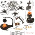 Halloween miniature decoration set 21pcs spooky party props for haunted house decor items - Halloween Set Style B / 21-Piece Set