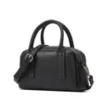 Black Boston handbag women fashion shoulder crossbody bag large capacity top handle purse - Black