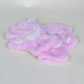 Jolis gants patte de chat en peluche rose, mitaines chaudes d'hiver pour cadeau mignon. - Taille unique / Rose Blanc