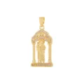 Pendentif saint en zircone micro pavé plaqué or arche pendentif de collier DIY or. - Style 8