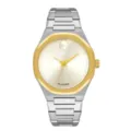 PLADEN Men's Quartz Watch Business Casual Waterproof Stainless Steel Luxury Wristwatch - Two-tone (Gold & Silver)