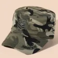 Tarnung Kadettenmütze Herren Militär Stil Flache Mütze Outdoor Sonnenhut US Armee - Armeegrün