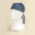 Gedruckte Paisley Piratenmütze Bandana Kopftuch Mode Amazon Outdoor Radfahren Skull Cap Blau - M (56-58cm) / Denim-Blau