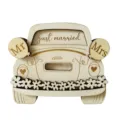 Portafogli auto matrimonio in legno taglio laser scatola regalo decorazione nozze - Legno Vintage